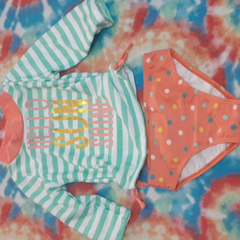 Candlesticks 2 Piece Bathing Suit 2T